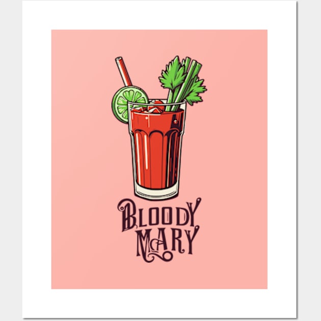 Bloody Mary Wall Art by ArtFactoryAI